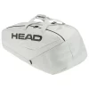 Head Pro X 9 Racket Bag - Corduroy White