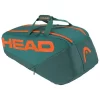 Head Radical Pro 9 Racket Bag L - Dark Cyan/Fluo Orange
