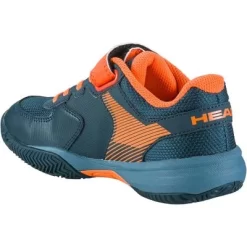 Head Kids Sprint 3.0 Velcro Tennis Shoes - Blue/Orange -Ace Advantage 275202 BSOR C