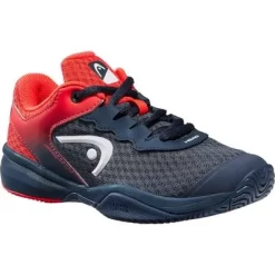 Head Kids Sprint 3.0 Tennis Shoes - Midnight Navy/Neon Red