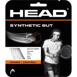 Head Synthetic Gut 16 (1.30mm) Tennis String Set - White