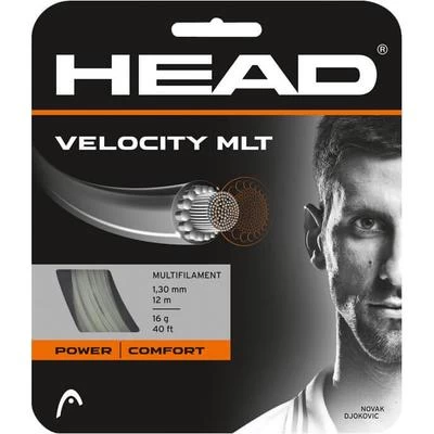 Head Velocity MLT 16 (1.30mm) Tennis String Set - Natural 1 Head Velocity MLT 16 (1.30mm) Tennis String Set - Natural