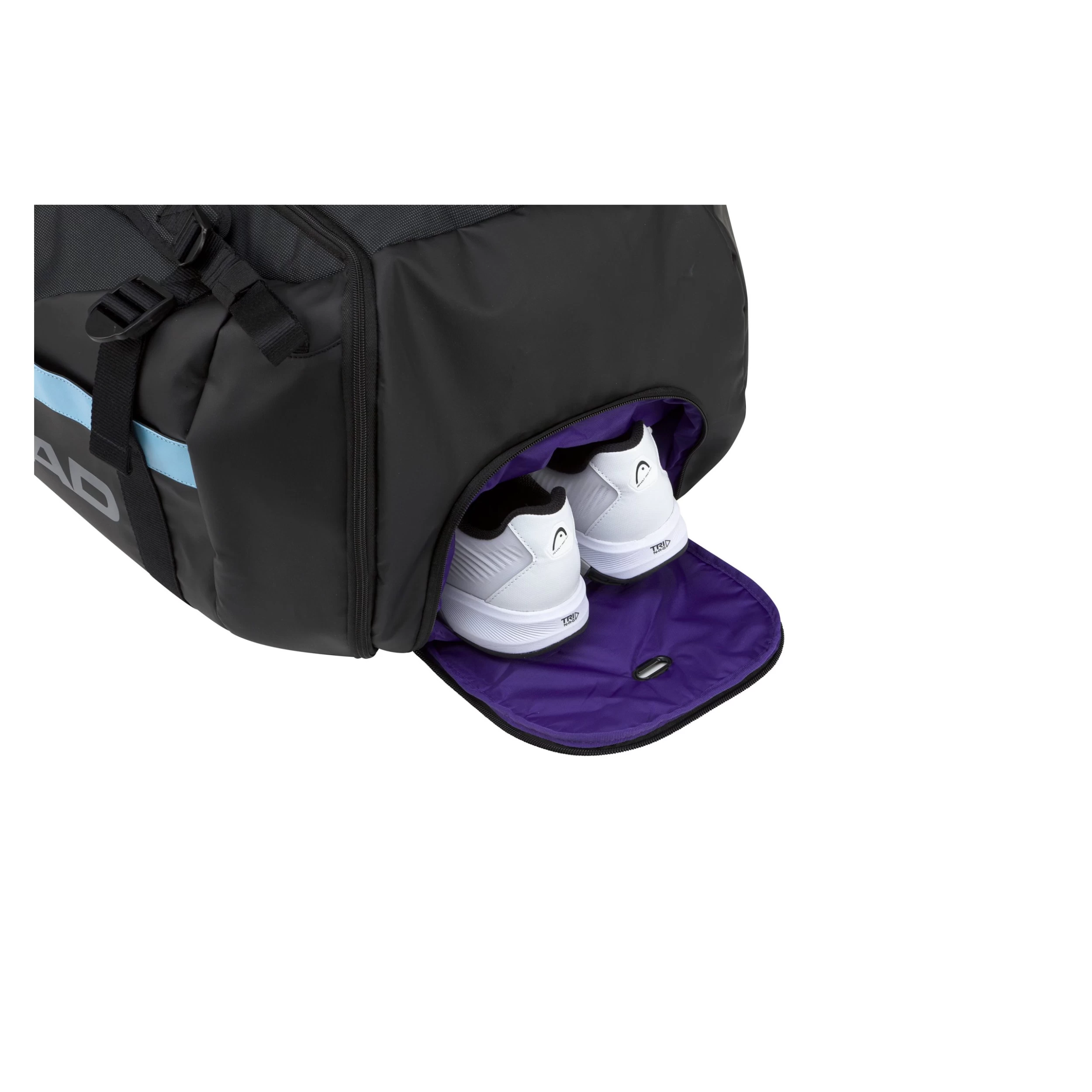 Head Gravity R-PET Duffle 12-Pack Bag - Black 5 Head Gravity R-PET Duffle 12-Pack Bag - Black - Image 5