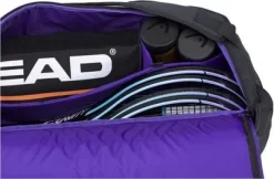 Head Gravity R-PET 6 Rackets Sport Bag - Black -Ace Advantage 283202 BKMX E