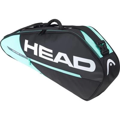 Head Tour Team 3 Racket Bag - Mint/Black 1 Head Tour Team 3 Racket Bag - Mint/Black