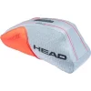 Head Radical Combi 6 Racket Bag - Grey/Orange