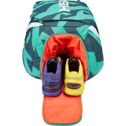 Head Gravity R-PET 6 Rackets Sport Bag - Turquoise 8 Head Gravity R-PET 6 Rackets Sport Bag - Turquoise -Ace Advantage 283590 TENV D