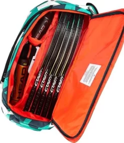 Head Gravity R-PET 6 Rackets Sport Bag - Turquoise 9 Head Gravity R-PET 6 Rackets Sport Bag - Turquoise -Ace Advantage 283590 TENV E