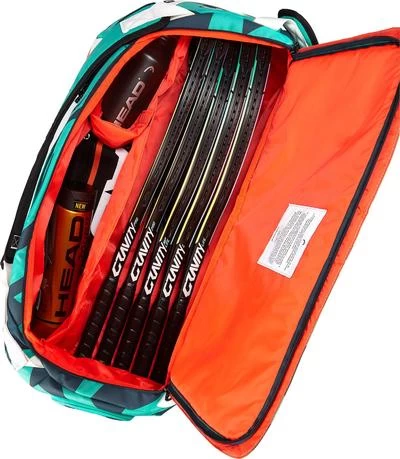 Head Gravity R-PET 6 Rackets Sport Bag - Turquoise 5 Head Gravity R-PET 6 Rackets Sport Bag - Turquoise - Image 5