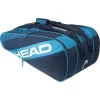 Head Elite Monstercombi 12 Racket Bag - Blue/Navy (2022)