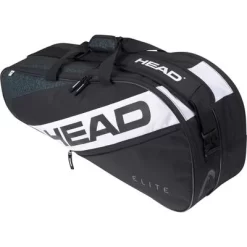 Head Elite 6 Racket Combi Bag - Black/White