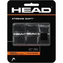 Head Xtreme Soft Overgrips (Pack Of 3) - Black