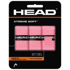 Head Xtreme Soft Overgrips (Pack Of 3) - Pink