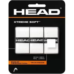 Head Xtreme Soft Overgrips (Pack Of 3) - White