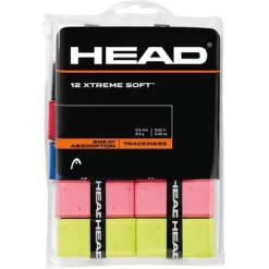 Head Xtreme Soft Overgrips (Pack Of 12) - Mixed Colours