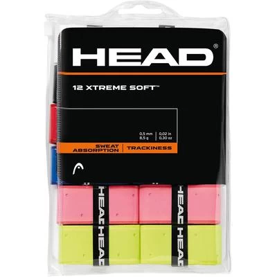 Head Xtreme Soft Overgrips (Pack Of 12) - Mixed Colours 1 Head Xtreme Soft Overgrips (Pack Of 12) - Mixed Colours