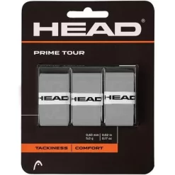 Head Prime Tour Overgrips (Pack Of 3) - Grey