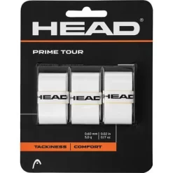 Head Prime Tour Overgrips (Pack Of 3) - White