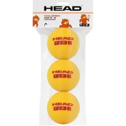 Head TIP Foam Lightweight Junior Tennis Balls (3 Ball Pack)