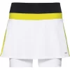 Head Womens Emma Skort - White/Yellow